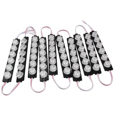 China Aluminum Widely Used 3w 12v Led Module Side Light Single Row 6 Lights Change Color for sale