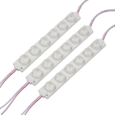 China Factory direct sale aluminum cheap single row 6 lights white light 3w 12v led module side light for sale