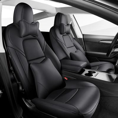 China Fashionable Durable Breathable Cushion Full Enclosed Leather Car Seat Cover Full Car Chairs Seat Cover for sale