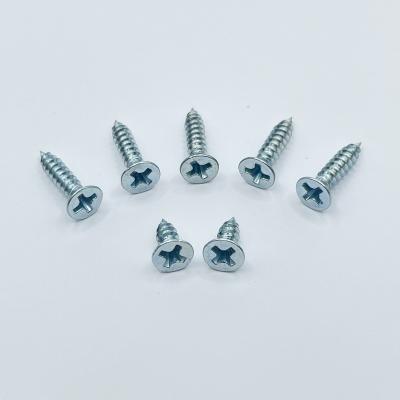 China M3 M4 M5 M6 Carbon Steel Coutnersunk CSK Head Chipboard Screws Wood Pan Screws for sale