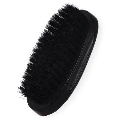 China Eco-friendly Shaving Brush Oval Natural Wood Beard Brush Men Face Beard Brush Factory Logo Color Custom Horsehair Bristle for sale