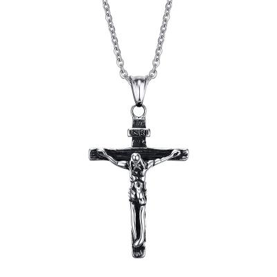 China INRI Jesus Christ CLASSIC crucifix cross pendant necklace for sale