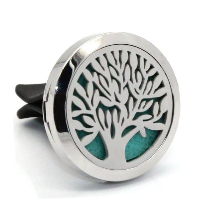 China hot selling 316L stainless steel 316L stainless steel aromatherapy car diffuser tree of life 30mm for sale