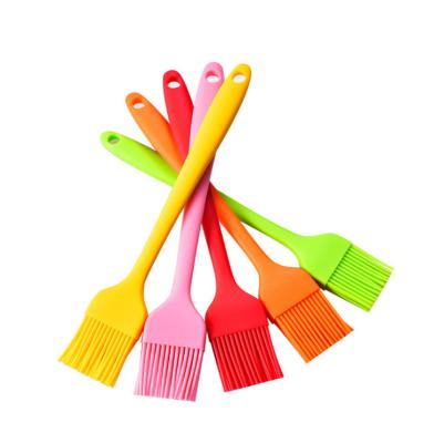 China BQQ; Small 8.2inch Kitchen Food Grade Heat Resistant Silicone Basting Pastry Brushes GRILL Brushes for sale