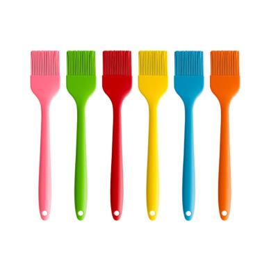 China Viable Logo Custom Large Kitchen Cook Utensil Silicone Oil Pastry Basting Brush Brush for sale