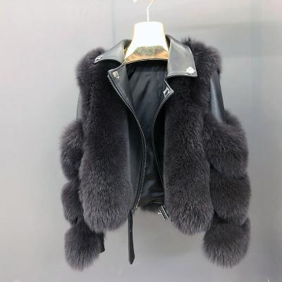 China 2021 Winter New Style Breathable Fashion Shorts Real Fur Jacket Vest Coat For Women for sale