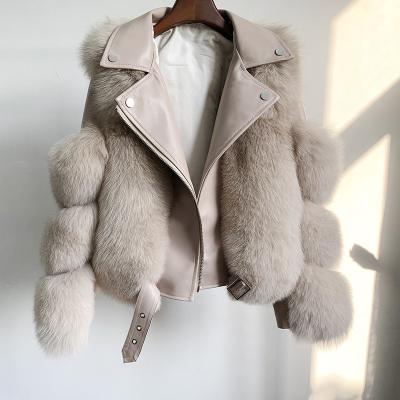 China 2021 Winter New Style Fashion Short Fur Jacket Vest Breathable Fur Coat For Women for sale