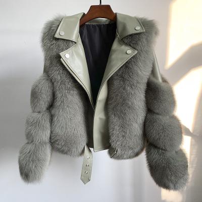 China 2021 Winter New Style Fashion Short Fur Jacket Vest Breathable Fur Coat For Women for sale