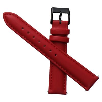 China Luxury Handmade Vintage Colorful Premium Stretchy Leather Watch Band Elastic Band Adjustable Quick Release for sale