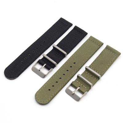 China Fabric Factory Wholesale Simple Popular Sport Nato Smart Digital Nylon Watch Band For Samsung for sale