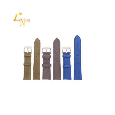 China Wholesale High Quality Breathable 24mm Sandblasting Canvas Watch Band Strap Strap 18mm 20mm 22mm Strap for sale