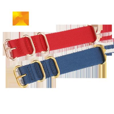 China Sand Blasting Good Quality Low Price Multi Color Fashion Watch Band Plastic Nylon Strap for sale