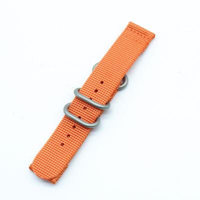 China Factory Price Woven Nylon Cloth Fabric Watch Straps 20 Mm Smart Watch Band Casual Breathable Straps for sale