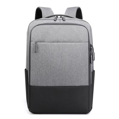 China With USB Fashion Black Lightweight Functional Nylon Waterproof Laptop Backpack Bags For Computer for sale