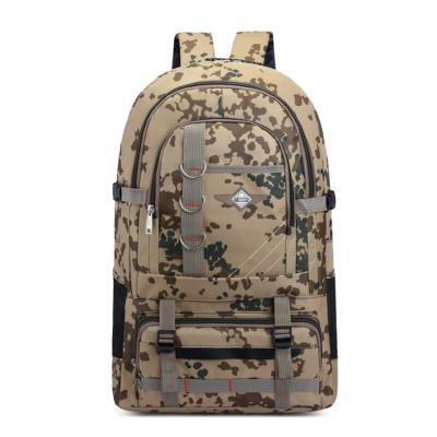 China Army Sports Men Travel Waterproof Canvas Waterproof Large Tactical Military Bagpack for sale