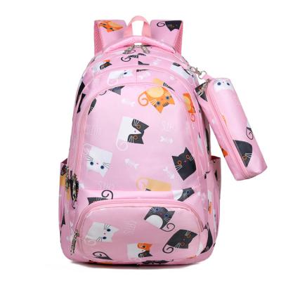 China China Factory Waterproof Capacity School Bag Custom Polyester Backpack Kids for sale