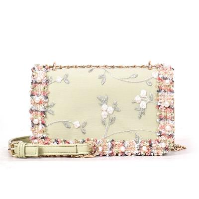 China Custom Fashionable Colorful Mini Flower Sling Bag High Quality Printing Cross - Body for sale