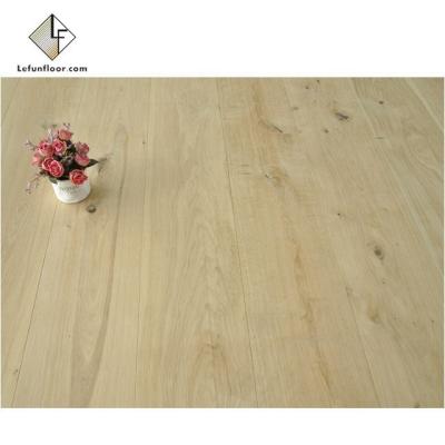 China Shanghai Industrial Factory Oak Floating Floor Unfinished for sale