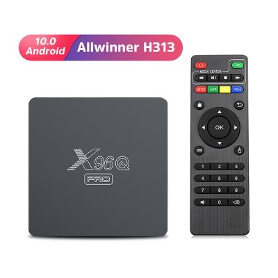 China Android Allwinner H313 2GB 16GB Smart TV Box X96Q X96Q Pro Box WIFI 2.4/5G Support Video Youtube 4K Youtube 10.0 Set Top Box Pro for sale