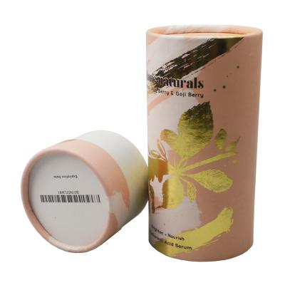 China Recycled Materials Custom Round Packaging Tube For Tube Packaging Paper Box High Quality Paper Packaging Products for sale