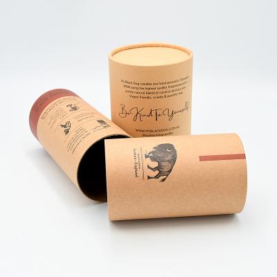 China Recyclable Eco Friendly Printed Gift Cardboard Tube Box Packaging With Foam Insert for sale