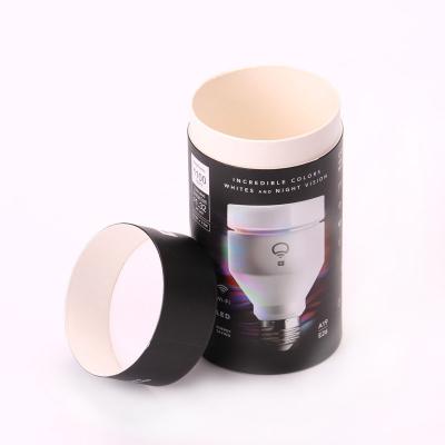 China Recycled Cardboard Tube Paper Box Cylinder Round Boxes Materials For Electronics / Light Bulbs for sale