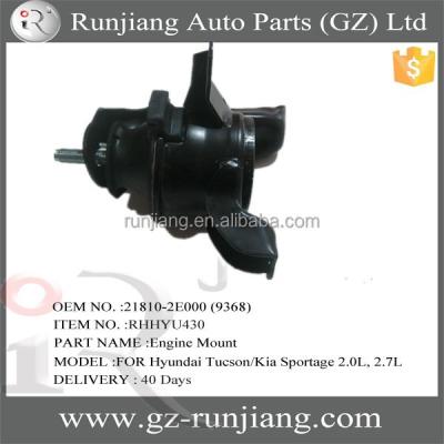 China steel & Rubber OE: 21810-2E000 (9368) car engine mount for Hyundais Tucson Kias Sportage 2.0L, 2.7L for sale