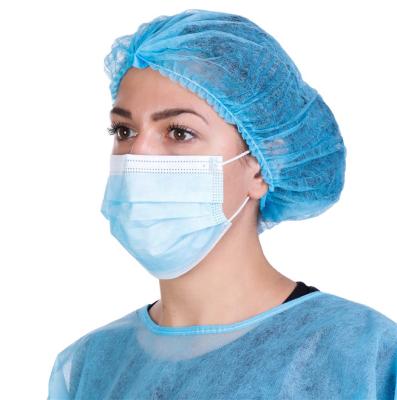 China With earloop wholesale price 3 ply disposable surgical face mask with earloops in hot sale for sale