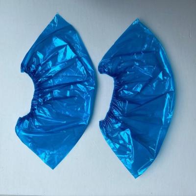 China Cleanroom Protective PE Shoe Cover Disposable Waterproof Plastic Foot Cover for sale