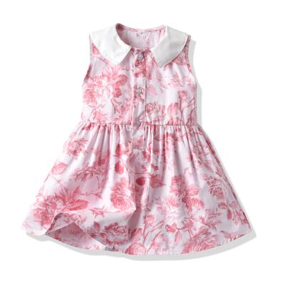 China Breathable Hot Sales Baby Dresses Cute Cotton Summer Girl Dresses for sale