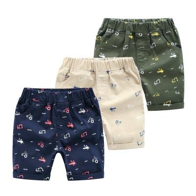 China 2021 summer new Korean children's pants breathable boys creative style casual pants five minutes pants for sale