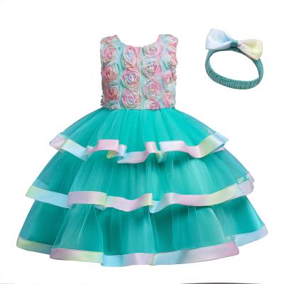 China Breathable Top Sale Guaranteed Quality Puff Skirt Customized Tutu Midi Kids Skirt Baby Dress Princess Dress for sale