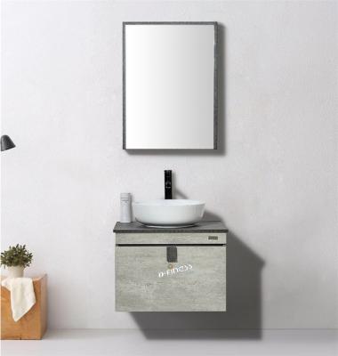 China Water Proof Bathroom Vanity Modern Style Single Basin Cabinet 24 Inch Small Vanity Bathroom Furniture for sale