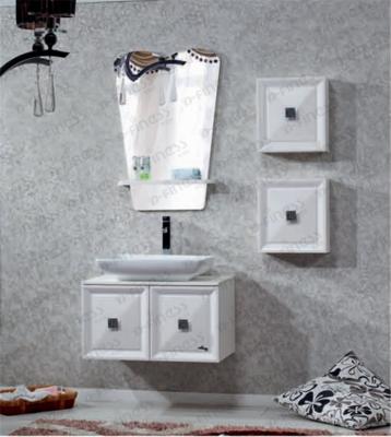 China Contemporary Modern Waterproof Plywood Wall Mounted Bathroom Vanity Vanity Cabinets for sale