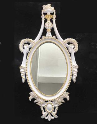 China Saudi Arabia Irregular Art Illuminated Decorative Bathroom Mirror for sale