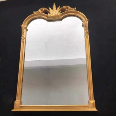 China Saudi Arabia special art style illuminated bathroom decorative mirror for sale