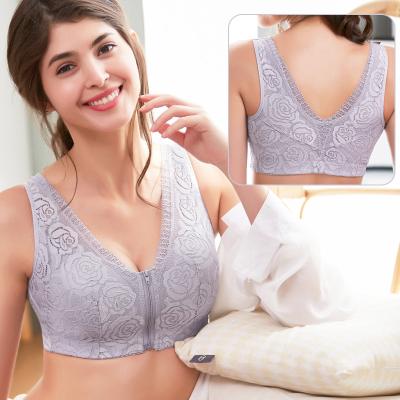 China 2020 Breathable Sexiest Waist Lace Ziolock Yoga Bra for sale