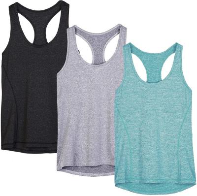 China Wholesale QUICK DRY Women Sports Fitness Comfortable Quick Dry Gym Sports Sleeveless Tank Top for sale