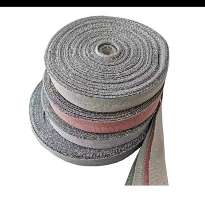 China Decorate Hot Sale Silver String Colorful Polyester Webbing Support  Customize in Decorations and Garment for sale