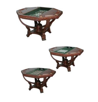 China Bumper pool 8 in 1 game poker table for sale