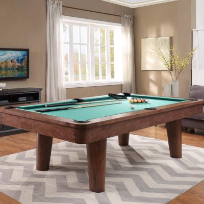 China Solid wood with painting 7 legs solid wood pool table for sale