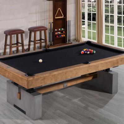 China Solid wood with paint 7 legs solid wood billiard pool table with paint for sale