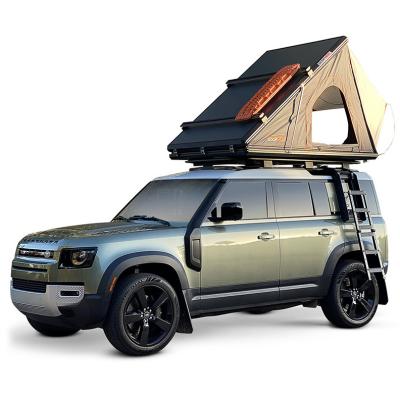 China Extended Type Aluminum Car Truck Hard Shell Roof Top Tent For Travel Camping for sale