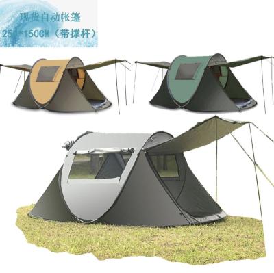 China Extended Type 4 Person Easy Pop Up Tents Waterproof Automatic Setup 2 Pop-Up Family Tents For Camping Hiking And Traveling for sale