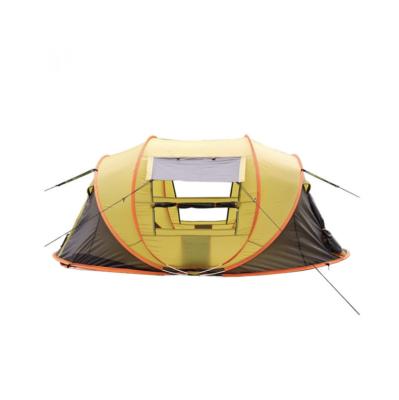 China Extended Type 2.8x2m Large Outdoor Automatic Pop Adult 4-6 Person Cheap Big Beach Automatic Camping Tent for sale