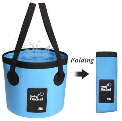 China Outdoor\Garden\Beach\Camping\Fishing Folding Water Bucket Camping Outdoor Multifunctional Storage Travel Fishing Bucket for sale