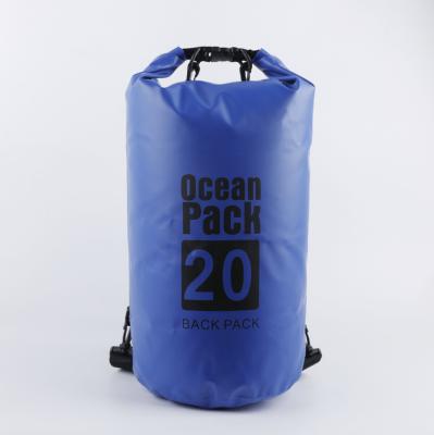 China Outdoor\Garden\Beach\Camping\Fishing Seaside High Quality 20L Lightweight Dry Bag Waterproof Dry Bag Custom Outdoor Lightweight Dry Bag for sale