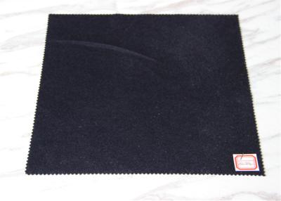 China Dark Blue Coat Wool Fabric In Stock , Wool Boucle Fabric For Mens Work Jackets for sale