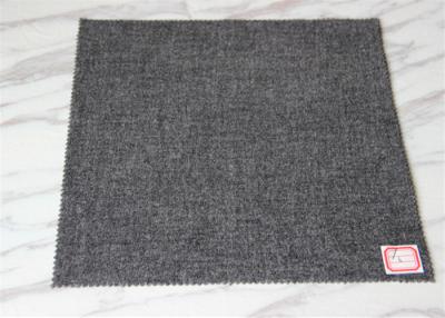 China Snowflake Jackets / Skirts Heavy Wool Fabric Grey Color In Stock 600 Gram Per Metre for sale