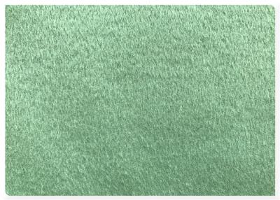 China Light Green 150CM Double Faced Wool Coating Fabric For Winter Long Coat for sale